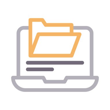 dizin vektör renk çizgisi simgesi