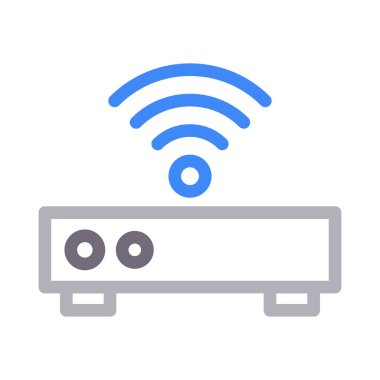 sinyal vektör renk çizgisi simgesi