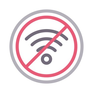 blok vektör renk çizgisi simgesi