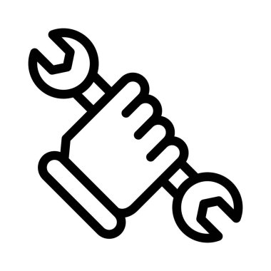 vektör ince çizgi simgesini düzelt