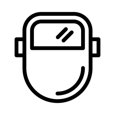 Kaynak vektörü ince çizgi simgesi