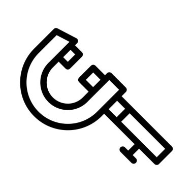 Ölçeklendirme vektörü ince çizgi simgesi