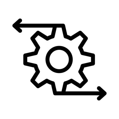 vektör ince çizgi simgesi ayarlanıyor