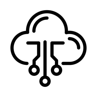 yapay vektör ince çizgi simgesi