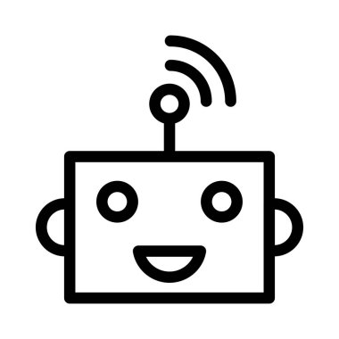 otomatik vektör ince çizgi simgesi