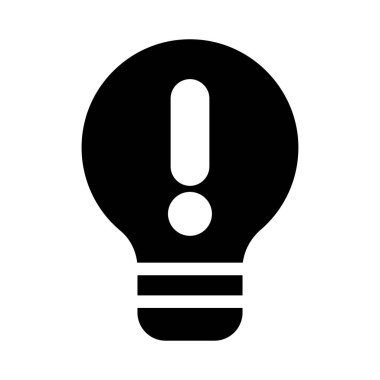 ışık vektör düz simgesi