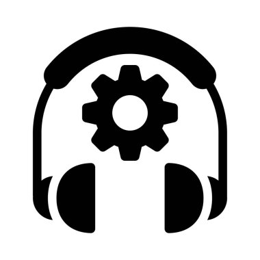 servis vektör düz simgesi