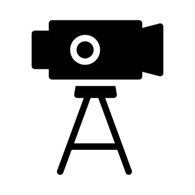 kamera vektör simgesi düz simge