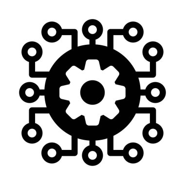 yapay vektör düz simge