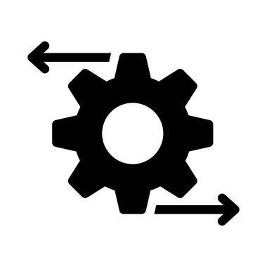 vektör glifini düz simge olarak ayarla