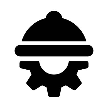 Mühendislik vektörü düz simgesi