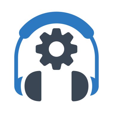 servis vektörü renk simgesi