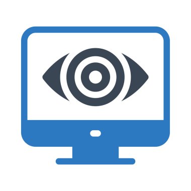 göz vektörü renk simgesi