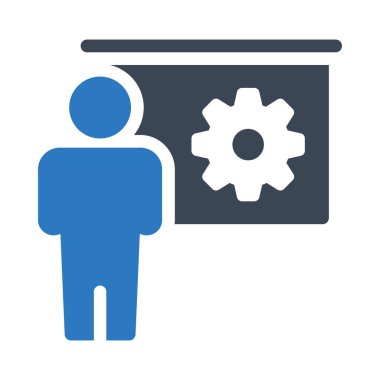 mühendislik vektörü renk simgesi