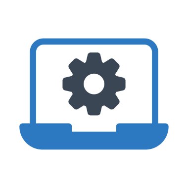 Cogwheel vektör renk simgesi