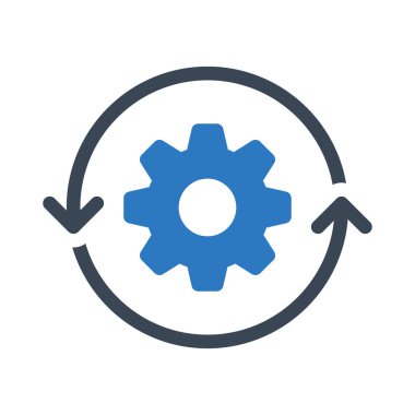 Vektör kabartma renk simgesini yeniden yükle