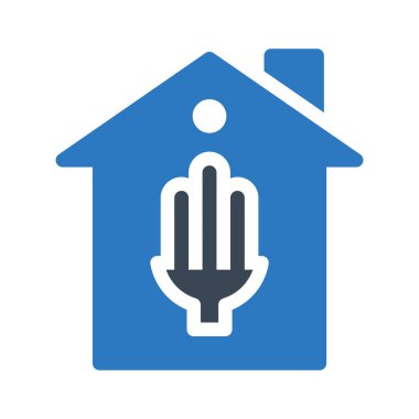 ev vektörü renk simgesi