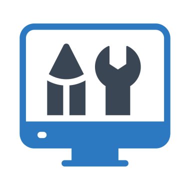 onarım vektörü renk simgesi