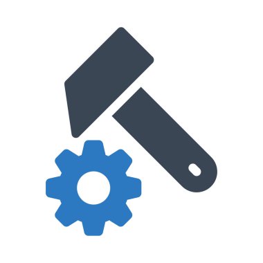 dişli vektör renk simgesi