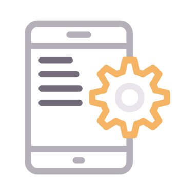 vektör renk çizgisi simgesi ayarlanıyor