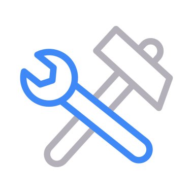 araçlar vektör renk çizgisi simgesi