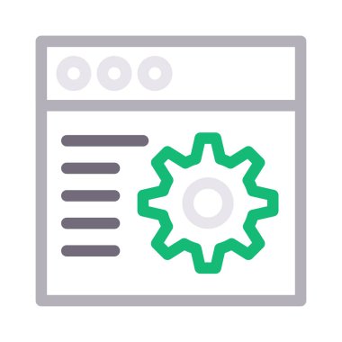 vektör renk çizgisi simgesi ayarlanıyor