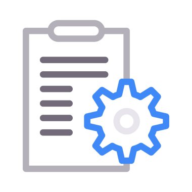 Pano vektör renk çizgisi simgesi