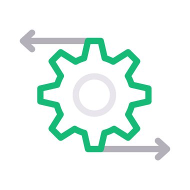 vektör renk çizgisi simgesi ayarlanıyor