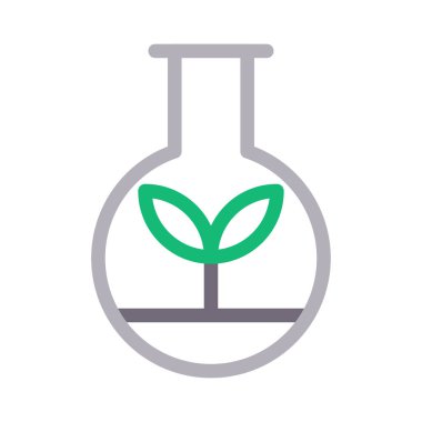 bilim vektörü renk çizgisi simgesi