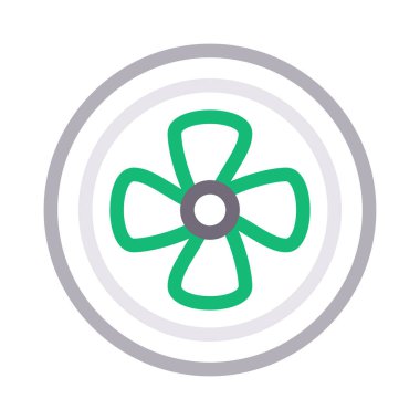 üfleme vektörü renk çizgisi simgesi