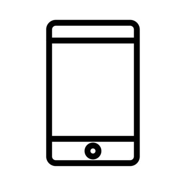 telefon vektörü ince çizgi simgesi