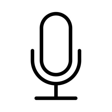 hoparlör vektörü ince çizgi simgesi