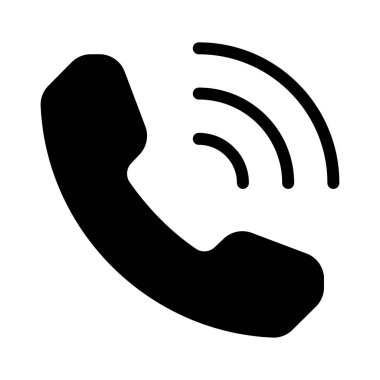 telefon vektörü simgesi düz simgesi