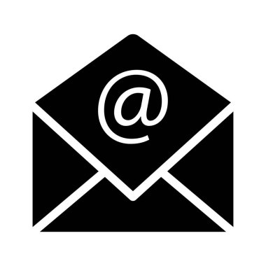 Gelen kutusu vektör düz simgesi