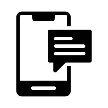 metin vektörü düz simgesi