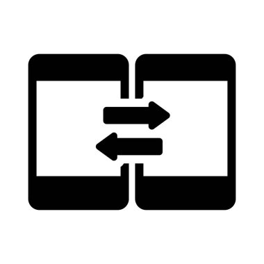 mobil vektör düz simge