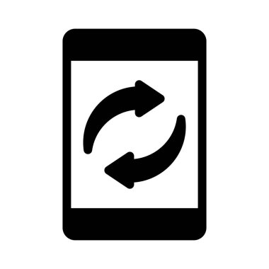 gezinen vektör glyph düz simgesi