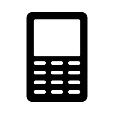 telefon vektörü simgesi düz simgesi