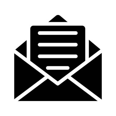 ileti vektörü düz simgesi