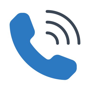 telefon vektörü renk simgesi