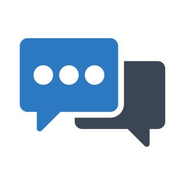 ileti vektör renk simgesi