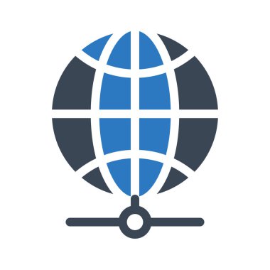 ağ vektörü renk simgesi