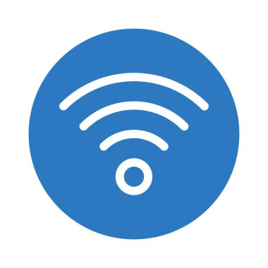 kablosuz vektör renk simgesi