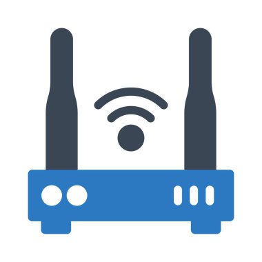 modem vektör renk simgesi