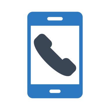 telefon vektörü renk simgesi