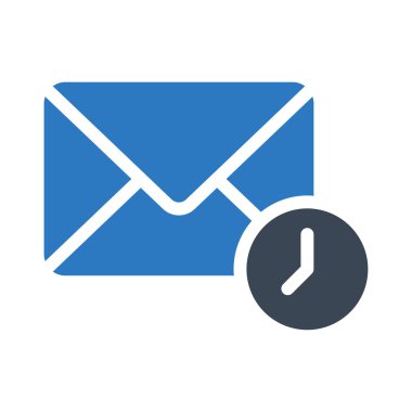 zaman vektör renk simgesi