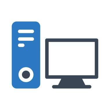 PC vektör renk simgesi