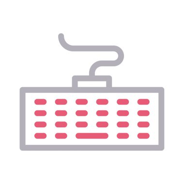 bilgisayar vektörü renk çizgisi simgesi