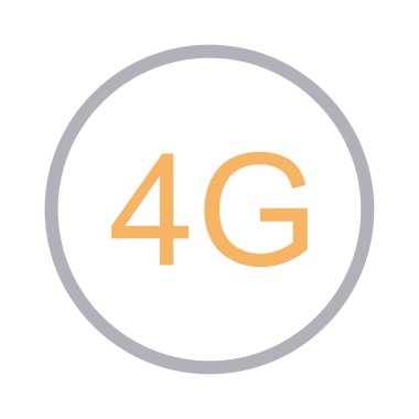 internet vektör renk çizgisi simgesi