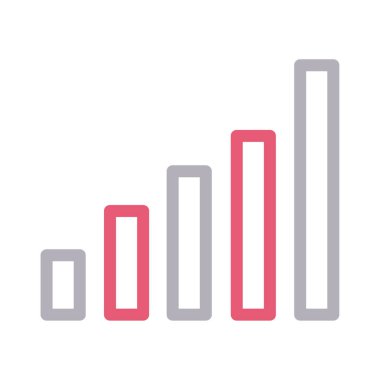 ağ vektörü renk çizgisi simgesi